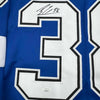 Framed Autographed/Signed Brandon Hagel 35x39 Tampa Bay Blue Hockey Jersey JSA COA by Hall of Fame Sports Memorabilia