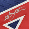 Framed Autographed/Signed Christian Laettner 35x39 Team USA United States Blue Basketball Jersey JSA COA