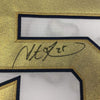 Framed Autographed/Signed Steve Pearce 35x39 Boston World Series MVP White Baseball Jersey PSA/DNA COA