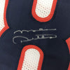 Framed Autographed/Signed Mike Ditka 35x39 Chicago White Football Jersey JSA COA