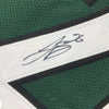 Framed Autographed/Signed Le'Veon LeVeon Bell 35x39 New York Green Football Jersey JSA COA