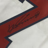 Framed Autographed/Signed Vladimir Vlad Guerrero 35x39 Los Angeles LA Anaheim White Baseball Jersey JSA COA