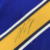 Framed Autographed/Signed Melvin Gordon 35x39 Los Angeles LA Color Rush Football Jersey JSA COA