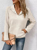Textured Quarter Snap Sweatshirt by Wild and Free Boutique