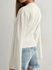 Full Size Long Sleeve Fitted T-Shirt Plus Size by Simply Love