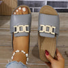 Chain Wedge Platform Peep-Toe Sandals – 5 Colors EU 36–45 by FitiqueFit