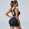 Yoga Set Women's Vest And Shorts by FitiqueFit
