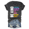 Women's Round Neck Short Sleeve T-Shirt With Slogan Print, Casual Summer Top by FitiqueFit