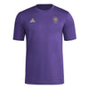 adidas Mens Short Sleeve Pre-Game T-Shirt Regal Purple/Orlando City Sc XX-Large by EasyOptionXY