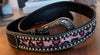 Catty Cowgirl Crystal Tooled Leather Belt by Neon Spur