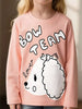 Children's Cute Dog Long Sleeve T-Shirt by Simply Love