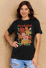 Simply Love Full Size GRATEFUL Flower Graphic Cotton T-Shirt by Simply Love