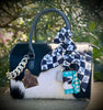 Premium Western Upcycled LV Cowhide Leather Speedy Bag by Neon Spur