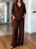 Long Sleeve Top & Full-Length Pants Two-Piece Set – 9 Colors S–3XL by FitiqueFit