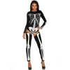 Halloween Cosplay Costume Skull Zombie Uniform by My Store