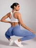Threaded Yoga Pants With A High Waist For Lifting The Hips Perfect For Outdoor Activities by My Store