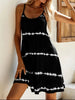 Black Contrast Printed Mini Dress Trendy & Modern Women Dress by Stevvex