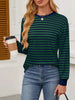Striped Long Sleeve Casual T-Shirt by Simply Love