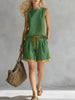 Solid Color Loose Casual Vest and Shorts Set by FitiqueFit