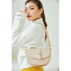 Women's Leather Round Casual Shoulder Crossbody Bag