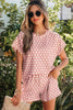 Green Polka Dot Print Short Set by Wild and Free Boutique
