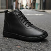 Women’s Genuine Leather Soft-Soled Flat Ankle Boots by FitiqueFit