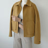 Small Double-sided Woolen Slim Handcrafted  Short Coat