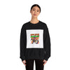Stay Calm Crash Out Crewneck Sweatshirt | neon graffiti, meltdown design by Tristan’s Treehouse