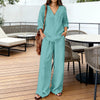 Long Sleeve Top & Full-Length Pants Two-Piece Set – 9 Colors S–3XL by FitiqueFit