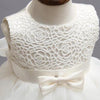 Solid Color Flower Girl Children's Dress