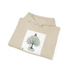 Handwritten Tree Doodle Hoodie | sketch aesthetic, handwritten message apparel by Tristan’s Treehouse