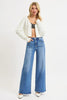RISEN High Rise Wide Leg Jeans Plus Size