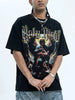 Men's Graphic Round Neck Oversized T-Shirt by Simply Love