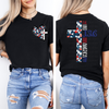 She Loves Jesus And America Too! - Tee - Full Color Design by The Neeley Design Co Wholesale