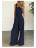 High-Waisted Sleeveless Wide-Leg Denim Jumpsuit – 8 Colors, S–2XL by FitiqueFit