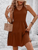 V-Neck Sleeveless Mini Dress Charming Design Women Dress Lightweight Dress For Girls by Stevvex