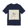 Believe in the Process T‑Shirt | note to self shirt, post‑it note design by Tristan’s Treehouse
