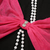 Women's New Arrival Niche Loose Pullover Top With Pearl Chain by My Store