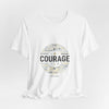 Courage Minimal Wordcloud Tee | Fresh-Start Minimalism, New Page Apparel by Tristan’s Treehouse