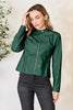 Women Classic Neck Zip-Up Jacket For Everyday Wear Elegant Girls Jacket by Stevvex