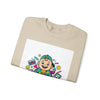 Retro Gamer Baby Crewneck Sweatshirt — Cute Arcade Controller Design by Tristan’s Treehouse