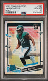 Graded 2023 Panini Donruss Optic Jalen Carter #281 Holo Rookie RC Football Card PSA 10