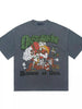 Men's Graphic Round Neck Oversized T-Shirt by Simply Love