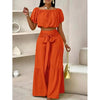 High-Waist Flared Pants & Top Two-Piece Set – 7 Colors, S–2XL by FitiqueFit