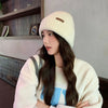 Wool Blend Beanie For Women In Autumn And Winter by My Store