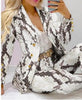 Women's Printed Coat & Trousers Two-Piece Set – 19 Prints, Casual Fashion Suit by FitiqueFit