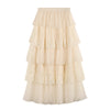 Embroidered Lace Mesh Skirt Cake A- Line Skirt
