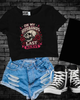 On my husbands last nerve Cropped Tee by Madness & Mayhem LLC