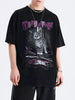 Men's Cat Graphic Oversized T-Shirt by Simply Love