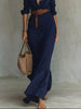 Full Size Ruched Long Sleeve Maxi Dress Plus Size by Wild and Free Boutique